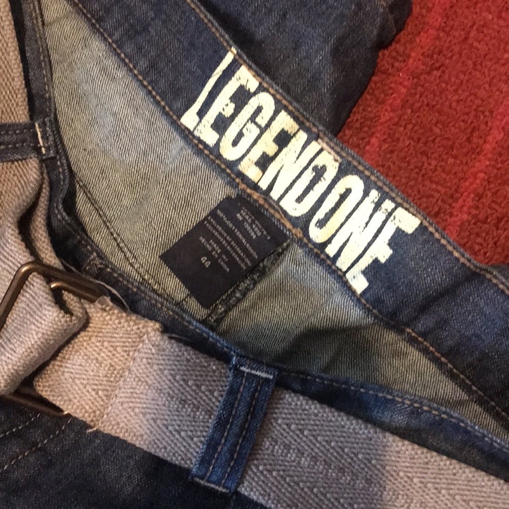 Belted Denim Shorts 😀. Size 44 - Picture 3 of 3